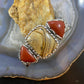 Carolyn Pollack Southwestern Style Sterling Silver Picture Jasper & Red Jasper Bracelet For Women