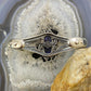 Carolyn Pollack Vintage Southwestern Style Sterling Silver Oval Denim Lapis Decorated Bracelet For Women