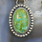 Gilbert Platero Native American Sterling Silver Oval Turquoise Unisex Pendant
