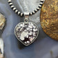 Sterling Silver Southwestern Style Wild Horse Heart Pendant For Women #1