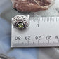 Carolyn Pollack Sterling Silver Faceted Round Peridot Omega Back Stud Earrings For Women