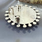 Sibert Bowannie Native American Sterling Silver Needlepoint Turquoise Brooch/Pendant For Women
