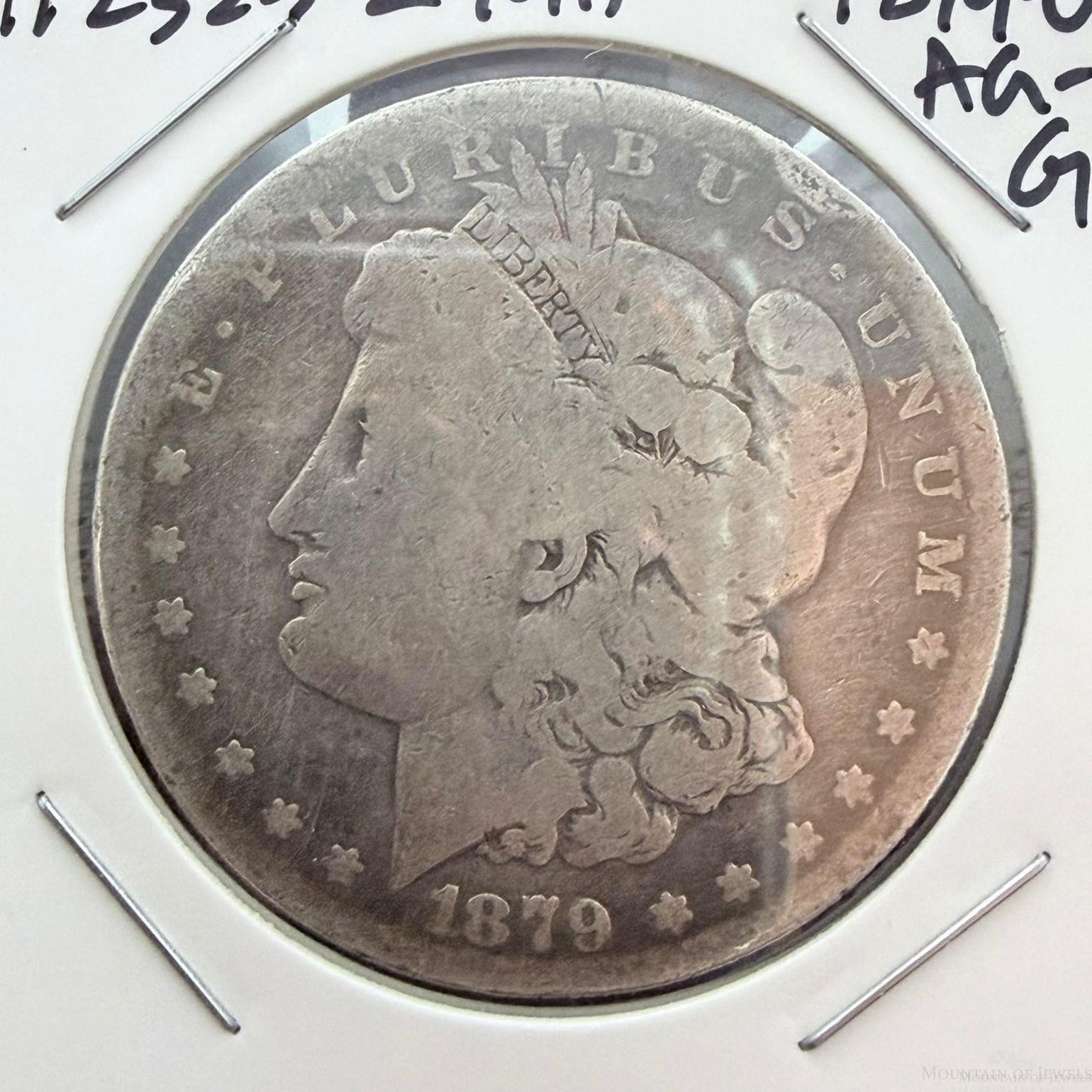 US 1879-O 90% Morgan Silver Dollar AG-G #112525-29GH
