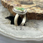 Sterling Silver Southwestern Style Sonora Gold Turquoise Adjustable Ring For Women #4