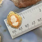 14K Yellow Gold Cameo Brooch/Pendant For Women