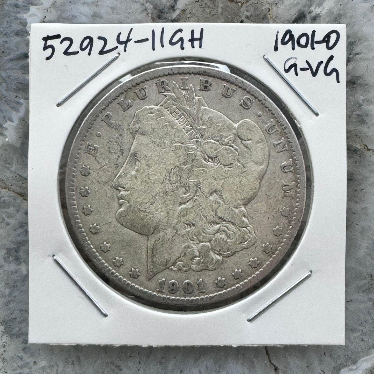 1901-O US 90% Morgan Silver Dollar G-VG #52924-11GH