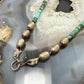 Vintage Silver Native American Graduated Turquoise Beads 18" Necklace For Women