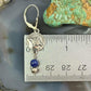 Carolyn Pollack Sterling Silver Lapis & Zia Symbol Dangle Earrings For Women