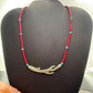 Carolyn Pollack Sterling Silver Cactus Pendant on Coral 14"-17" Necklace For Women
