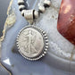 Genuine 90% Silver 1943 US Walking Liberty Half Dollar Decorated Unisex Pendant