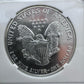 1987 US 1.0oz.999 Fine Silver American Silver Eagle NGC MS69 #2720111-066EG