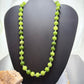 Sterling Silver Southwestern Style Peridot Beads & Small Moonstone Necklace For Women