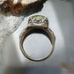 Carolyn Pollack Sterling Silver Square Green Turquoise Ring Size 7 For Women