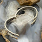 Carolyn Pollack Sterling Silver 4 Row Swirl Decorated Hinged Bracelet For Women