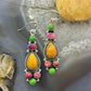 Sterling Silver Southwestern Style Multistone Dangle Earrings For Women #6