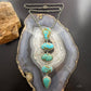 Sterling Silver Southwestern Style Kingman Turquoise Lariat Necklace For Women #2