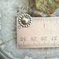 Native American Sterling Silver Round Dome Decorated Stud Earrings For Women