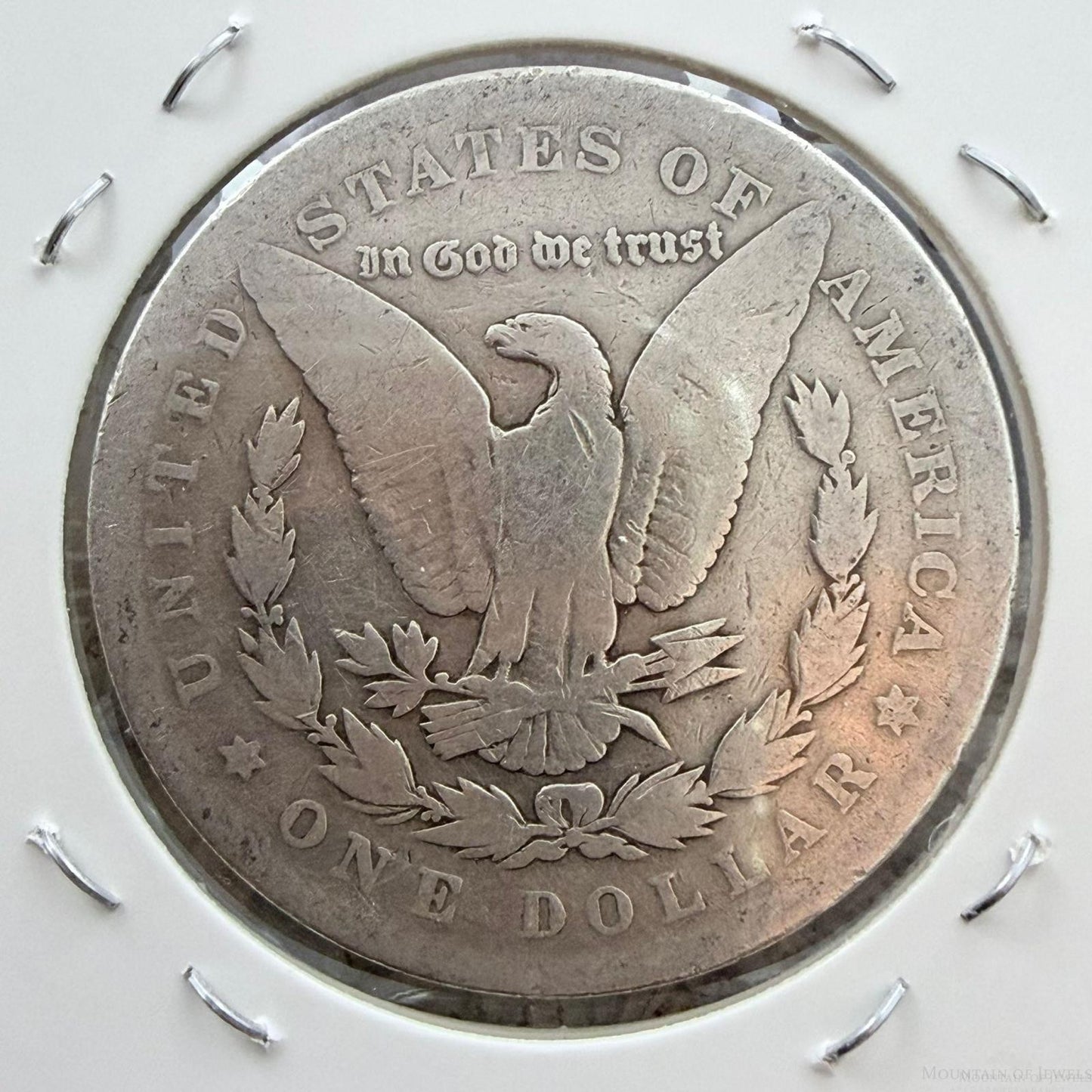 US 1884 90% Morgan Silver Dollar G-VG #122125-6GH