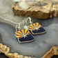 Carolyn Pollack Sterling Silver Arizona Enamel Double Sided Dangle Earrings For Women
