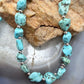 Sterling Silver Southwestern Style Natural Turquoise w/Silver Beads Necklace For Women