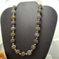 Carolyn Pollack Sterling Silver & Brass Swirl Hollow Beaded Necklace For Women