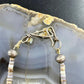Vintage Native American Heishi and Turquoise & Onyx Beads 16" Necklace For Women