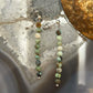 Sterling Silver Faceted Hubei Turquoise Beads Long Dangle Earrings For Women