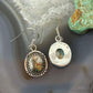 Sterling Silver Southwestern Style Spiny Oyster Turquoise Dangle Earrings For Women