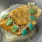Sterling Silver Southwestern Style Teardrop & Oval Turquoise 20" Necklace For Women