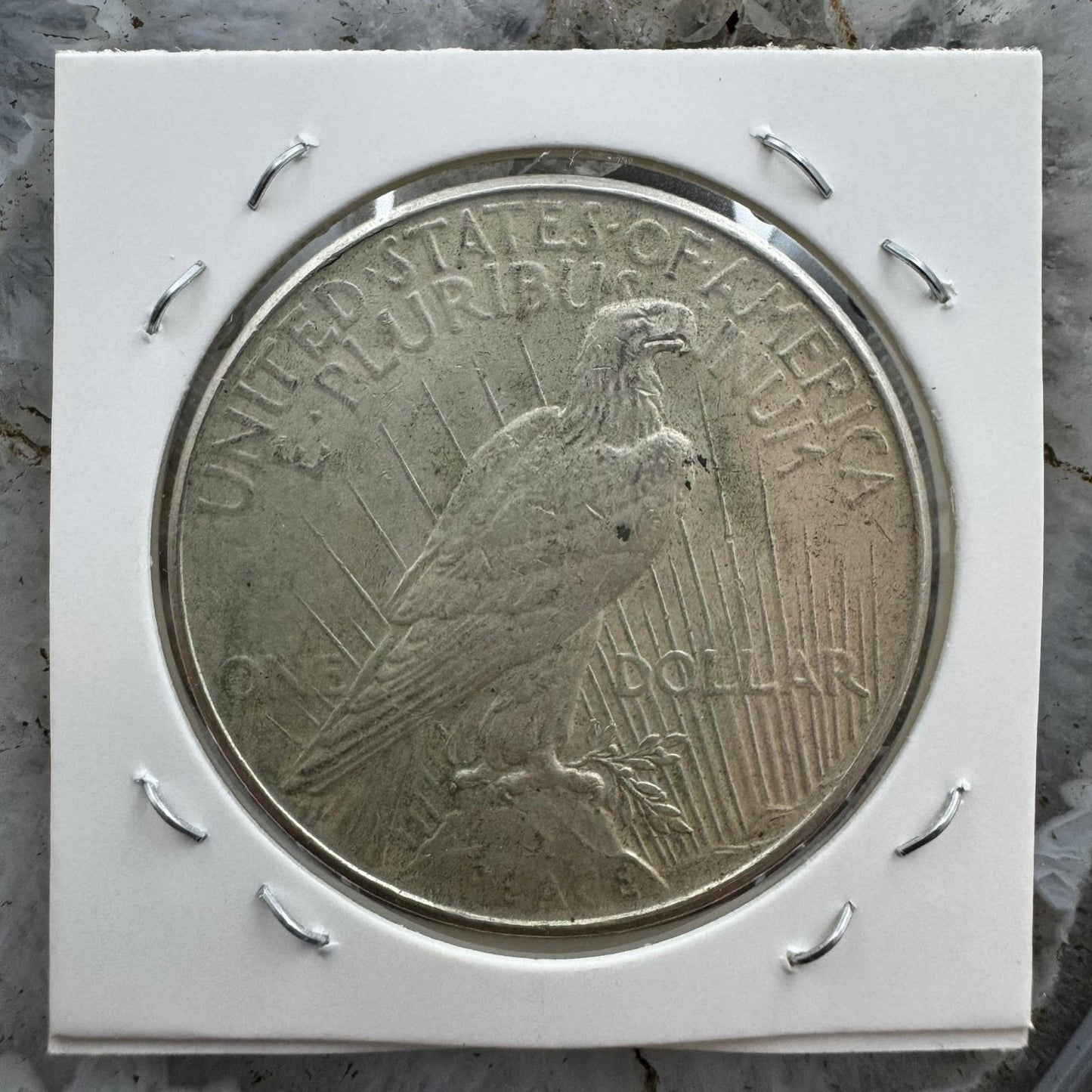 1922 US 90% Peace Silver Dollar F-VF #71625-1GP