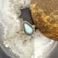 Sterling Silver Southwestern Style Teardrop Golden Hill Turquoise Adjustable Ring For Women #1