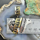 Tommy & Rosita Singer Native American Sterling Silver & GF Overlay Unisex Bear Pendant