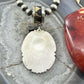 Tommy & Rosita Singer Sterling Silver Overlay w/Turquoise Unisex Pendant