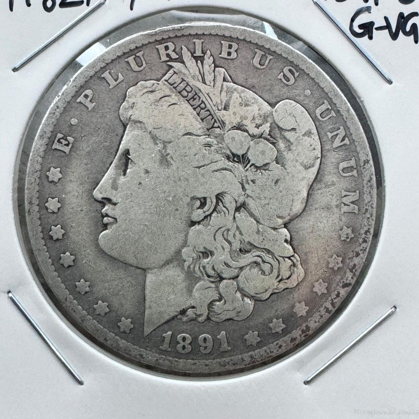 1891-O US 90% Morgan Silver Dollar G-VG #71824-4GH