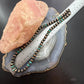 Southwestern Style Copper 8mm Navajo Pearl Beades &Turquoise 18"-20" Necklace For Women