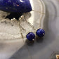 Carolyn Pollack Sterling Silver Round Lapis Bead Dangle Earrings For Women