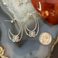 Carolyn Pollack Sterling Silver Crescent Knot Dangle Earrings For Women