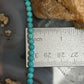 Sterling Silver 4mm Turquoise Rounded Beads 16" Necklace For Women