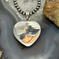 Sterling Silver Southwestern Style Cotton Candy Heart Pendant For Women #6