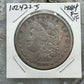 1884 US 90% Morgan Silver Dollar F-VF #102422-5