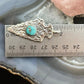 Gary Custer Navajo Native American Sterling Silver Tufa Cast Turquoise Arrowhead Unisex Pendant