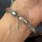 Carolyn Pollack Sterling Silver Multi Gemstone Decorated Link Bracelet For Women
