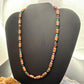Southwestern Style Copper Navajo Pearl Round &Cylinder w/Multistone 18" Necklace For Women