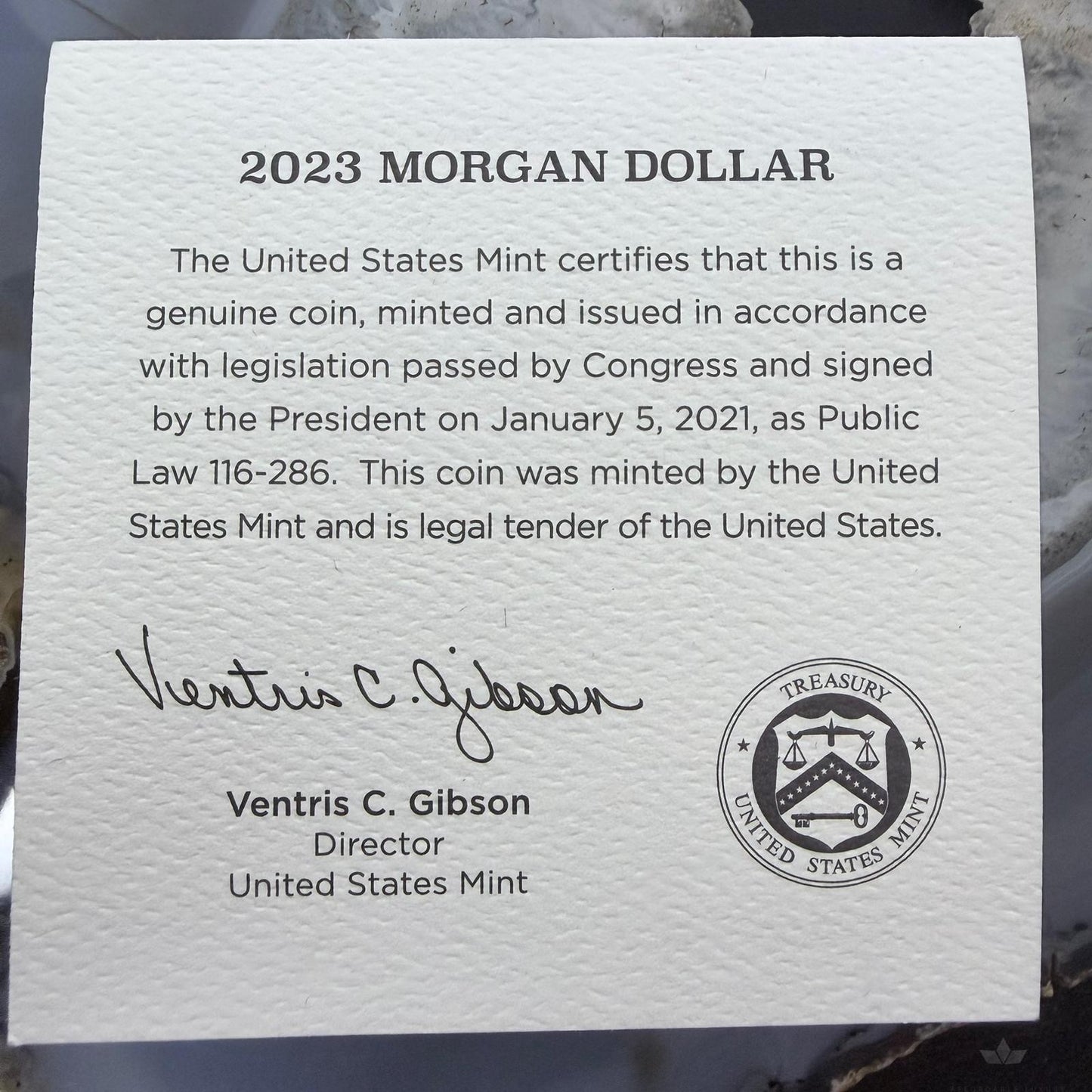 US 2003 Pure Silver One Troy Ounce Morgan Dollar Proof Uncirculated #112825-9DX