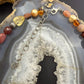 Carolyn Pollack Sterling Silver Multistone Beads 16"-20" Necklace For Women