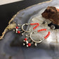 Carolyn Pollack Sterling Silver Coral Bead Boho Chandelier Dangle Earrings For Women