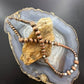 Southwestern Style 4.5-9mm Copper Navajo Pearl & Cylinder w/Freshwater Pearl 20" Necklace For Women