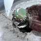 Carolyn Pollack Sterling Silver Oval Green Turquoise Decorated Ring Size 8 For Women