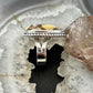 Sterling Silver Southwestern Style Teardrop Mookaite Jasper Ring Size 7.5 For Women
