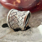 Sterling Silver Woven Tapered Fashion Ring For Women